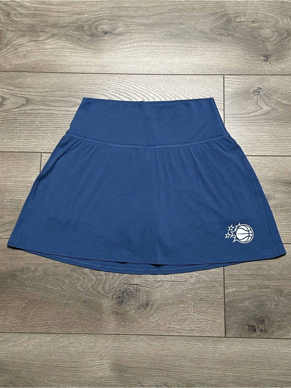 Lululemon Align High-Rise Tennis Active Skirt Skort Blue Twill Magic Logo Size 8 - Picture 2 of 12